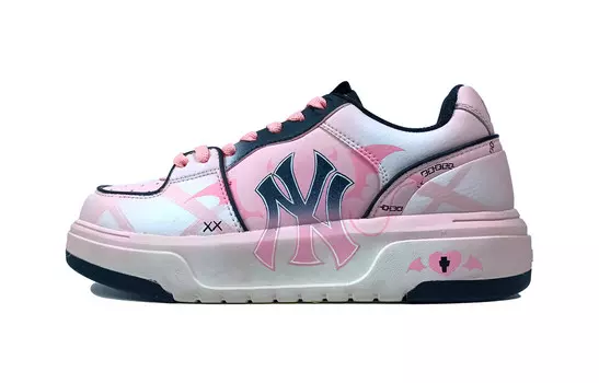 Кроссовки MLB Chunky Liner Skateboarding Shoes Unisex Low-top Black, черный