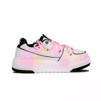 Кроссовки MLB Chunky Liner Skateboarding Shoes Unisex Low-top Pink/Yellow, розовый