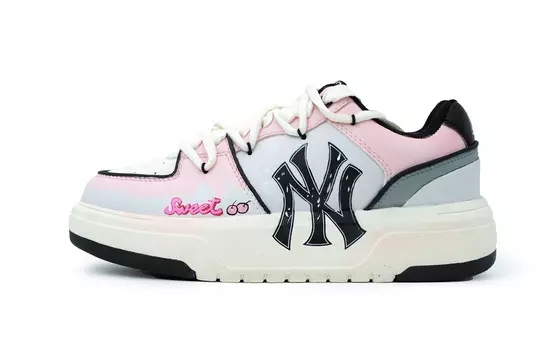 Кроссовки MLB Chunky Liner Skateboarding Shoes Unisex Low-top Pink/white, розовый