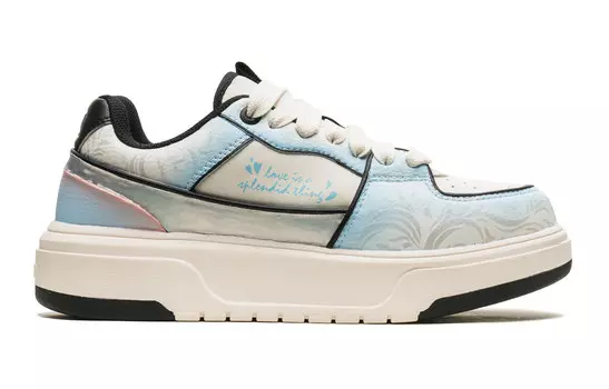 Кроссовки MLB Chunky Liner Skateboarding Shoes Unisex Low-top Black/Blue, черный/синий