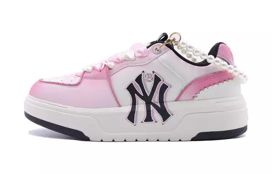 Кроссовки MLB Chunky Liner Skateboarding Shoes Unisex Low-top Pink, розовый