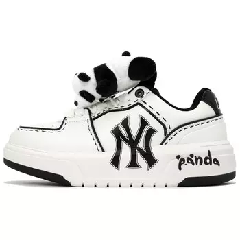 Кроссовки MLB Chunky Liner Skateboarding Shoes Unisex Low-top Black, белый