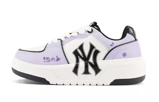 Кроссовки MLB Chunky Liner Skateboarding Shoes Unisex Low-top Purple/white, фиолетовый