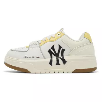 Кроссовки MLB Chunky Liner Skateboarding Shoes Unisex Low-top Beige, бежевый