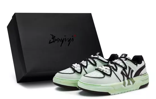 Кроссовки MLB Chunky Liner Skateboarding Shoes Unisex Low-top Black, черный