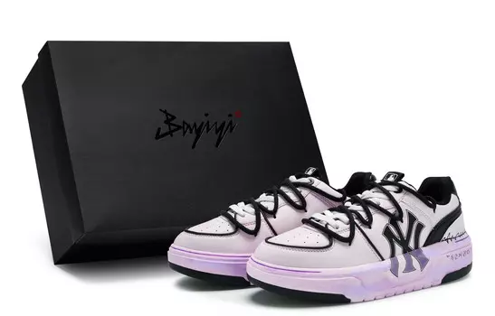 Кроссовки MLB Chunky Liner Skateboarding Shoes Unisex Low-top Black, черный