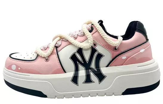Кроссовки MLB Chunky Liner Skateboarding Shoes Unisex Low-top Pink, розовый
