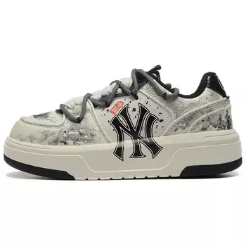 Кроссовки MLB Chunky Liner Skateboarding Shoes Unisex Low-top White/Gray, белый