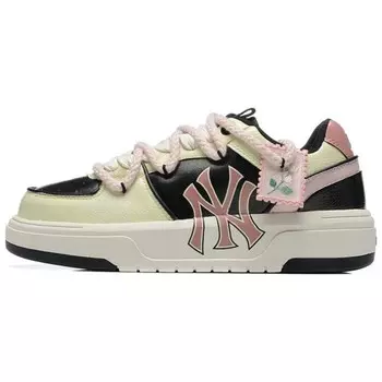 Кроссовки MLB Chunky Liner Skateboarding Shoes Unisex Low-top White Pink, мультиколор