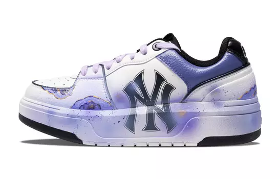 Кроссовки MLB Chunky Liner Skateboarding Shoes Unisex Low-top Purple/white, фиолетовый