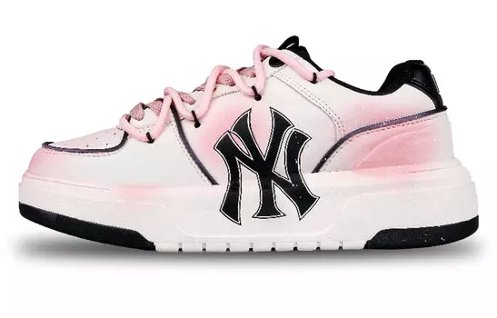 Кроссовки MLB Chunky Liner Skateboarding Shoes Unisex Low-top Pink/white, белый