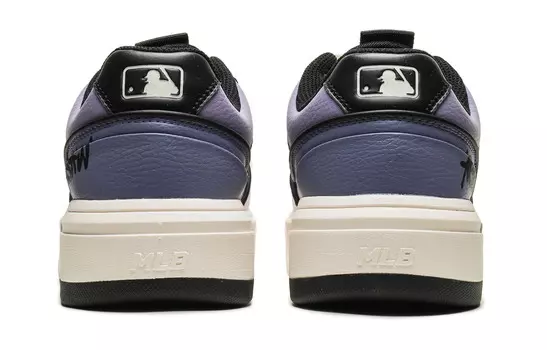 Кроссовки MLB Chunky Liner Skateboarding Shoes Unisex Low-top Black/Purple, светло-фиолетовый