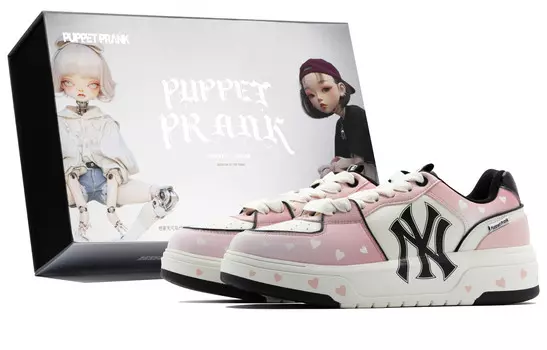 Кроссовки MLB Chunky Liner Skateboarding Shoes Unisex Low-top Pink/white, розовый