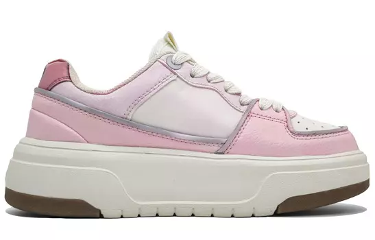 Кроссовки MLB Chunky Liner Skateboarding Shoes Unisex Low-top Deep Pink, Black, цвет Love fans