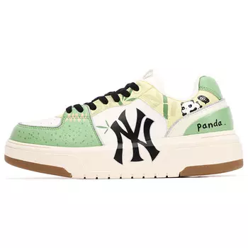 Кроссовки MLB Chunky Liner Skateboarding Shoes Unisex Low-top Green/black/beige, оранжевый