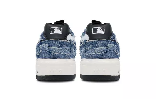 Кроссовки MLB Chunky Liner Skateboarding Shoes Unisex Low-top Blue, цвет Cowboy World