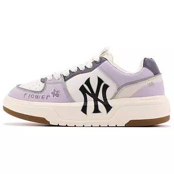Кроссовки MLB Chunky Liner Skateboarding Shoes Unisex Low-top Purple/white, сиреневый/фиолетовый/белый