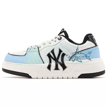 Кроссовки MLB Chunky Liner Skateboarding Shoes Unisex Low-top Blue/white, синий/белый
