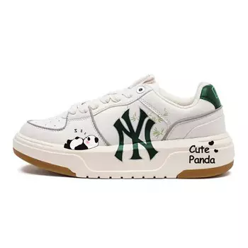 Кроссовки MLB Chunky Liner Skateboarding Shoes Unisex Low-top Beige/Green, зеленый
