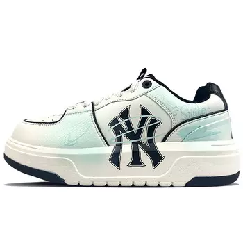 Кроссовки MLB Chunky Liner Skateboarding Shoes Unisex Low-top Green/black, белый