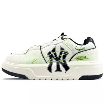 Кроссовки MLB Chunky Liner Skateboarding Shoes Unisex Low-top Green/White, зеленый