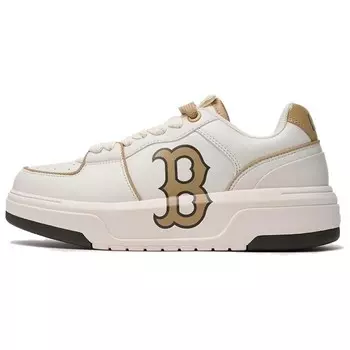 Кроссовки MLB Chunky Liner Skateboarding Shoes Unisex Low-top White/Yellow, белый/желтый