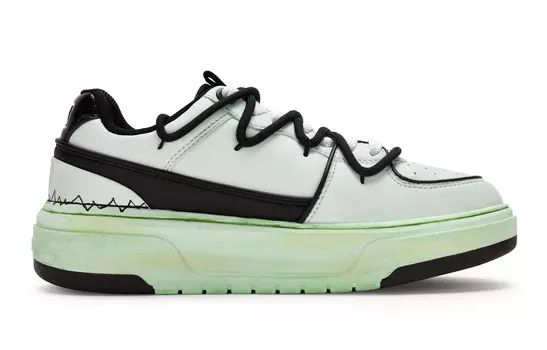 Кроссовки MLB Chunky Liner Skateboarding Shoes Unisex Low-top Black, черный