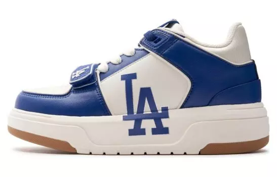 Кроссовки MLB Chunky Liner Skateboarding Shoes Unisex Mid-top, синий