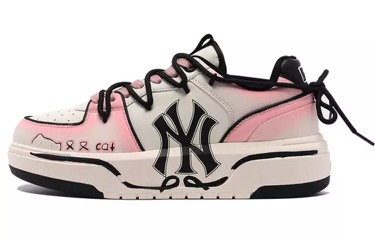 Кроссовки MLB Chunky Liner Skateboarding Shoes Unisex Low-top Pink, цвет Peach