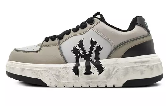 Кроссовки MLB Chunky Liner Skateboarding Shoes Unisex Low-top Gray, коричневый