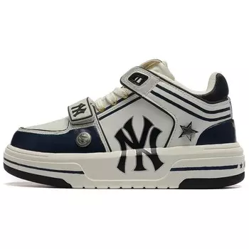 Кроссовки MLB Chunky Liner Skateboarding Shoes Unisex Mid-top Off-white, цвет Off White