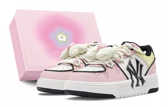 Кроссовки MLB Chunky Liner Skateboarding Shoes Unisex Low-top Pink/white, розовый