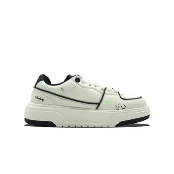Кроссовки MLB Chunky Liner Skateboarding Shoes Unisex Low-top White/green, зеленый