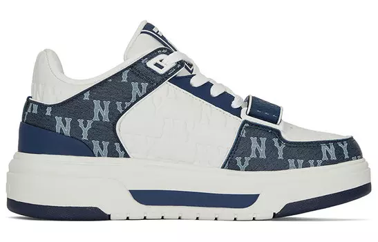 Кроссовки MLB Chunky Liner White, голубой