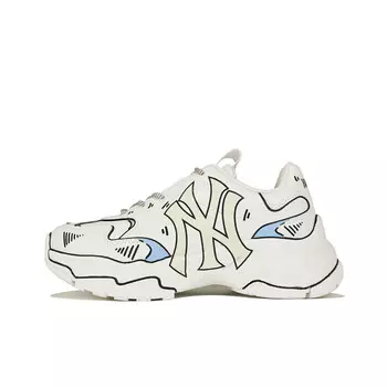 Кроссовки MLB Chunky Sneakers Unisex Low-top Blue, белый