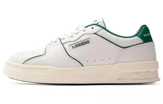 Кроссовки MLB Hofer Skateboarding Shoes Unisex Low-top Greenish-white, зеленый