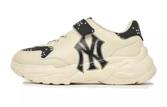 Кроссовки MLB Kids Lifestyle Shoes Kids Low-top Ivory, слоновая кость