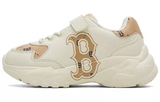 Кроссовки MLB Kids Lifestyle Shoes Kids Low-top White, слоновая кость