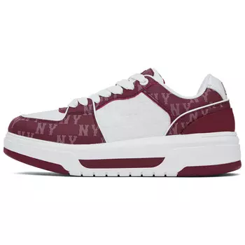 Кроссовки MLB New York Yankees Skateboarding Shoes Unisex Low-top Red/white, темно-красный