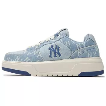 Кроссовки MLB New York Yankees Skateboarding Shoes Unisex Low-top Sky Blue, голубой
