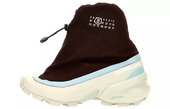 Кроссовки MM6 Maison Margiela x Salomon Cross Mid, коричневый