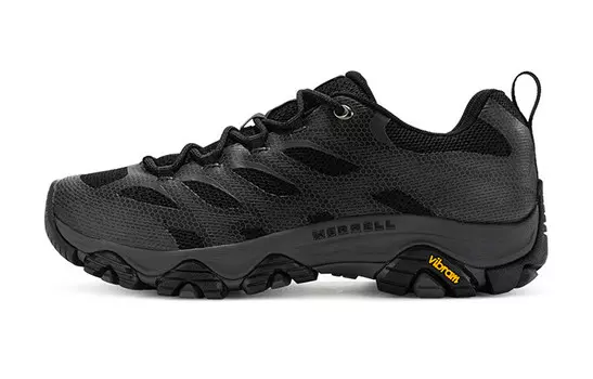 Кроссовки MOAB 3 для походов мужские с низким верхом, черные Merrell