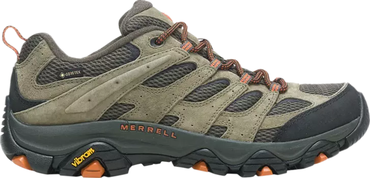 Кроссовки Moab 3 GORE-TEX Wide 'Olive', зеленый