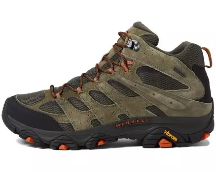 Кроссовки Moab 3 Mid Waterproof Merrell, оливковый