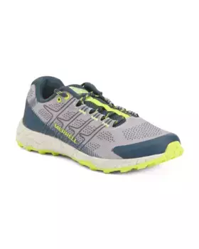 Кроссовки Moab Flight Low (Little Kid, Big Kid) Merrell, серый/темно-синий