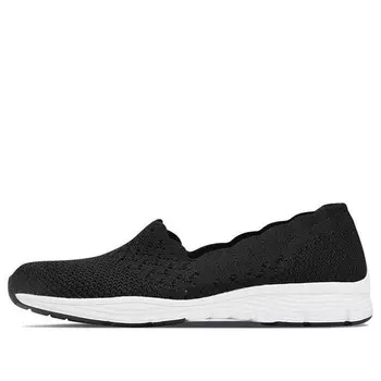 Кроссовки modern comfort slip-on shoes 'black white' Skechers, черный
