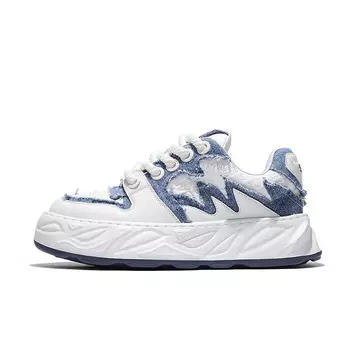 Кроссовки MOERBAI Skateboarding Shoes Men Low-top, белый