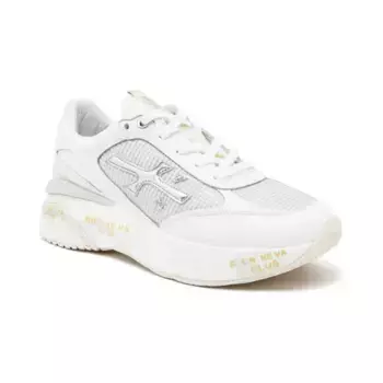 Кроссовки Moerund с добавлением кожи Premiata, белый