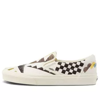 Кроссовки moma x classic slip-on 'vasily kandinsky's orange' Vans, белый