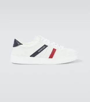 Кроссовки monaco из искусственной кожи Moncler, белый